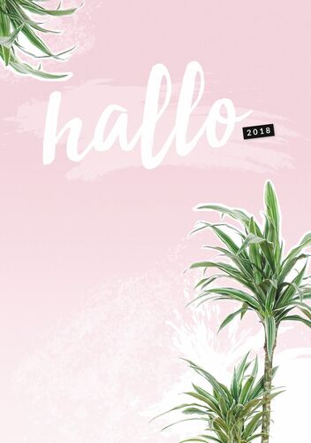 Hallo 2018 - der "Nur was ich mag" Planer