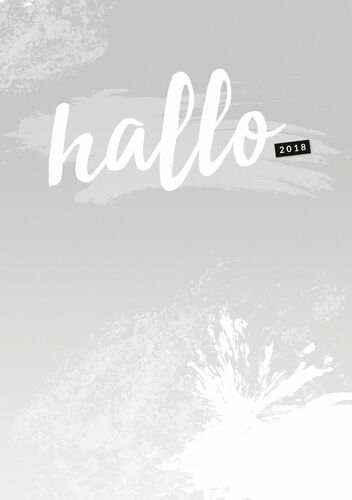 Hallo 2018 - der "Nur was ich mag" Planer