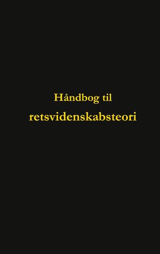 Håndbog til retsvidenskabsteori