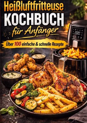 Heißluftfritteuse Kochbuch für Anfänger Über 100 einfache & schnelle Rezepte