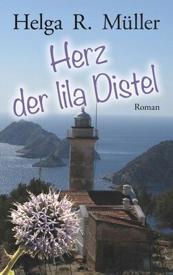 Herz der lila Distel