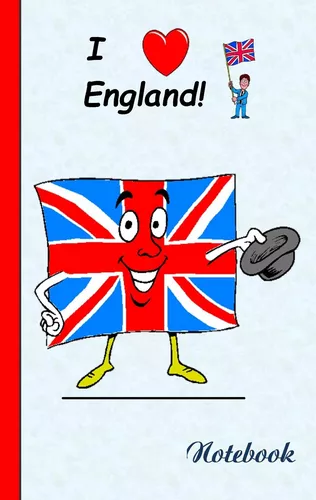 I Love England - Notebook / Notizbuch