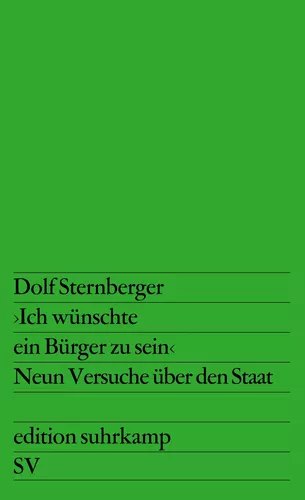 ›Ich wünschte ein Bürger zu sein‹