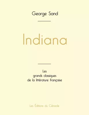 Indiana de George Sand (édition grand format)