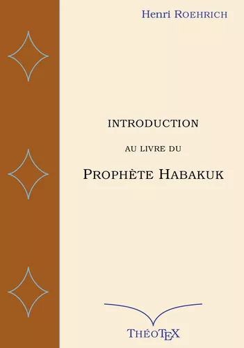 Introduction au livre du prophète Habakuk