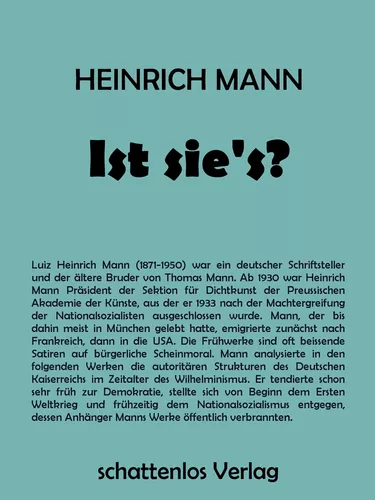 Ist sie's?