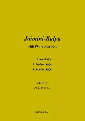 Jaimini-Kalpa with Bhavatrata-Vrtti