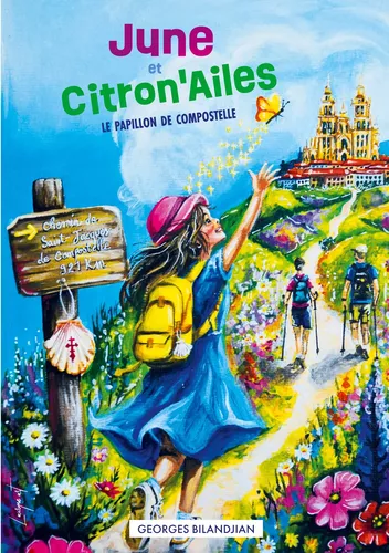June et citron'ailes le papillon de compostelle