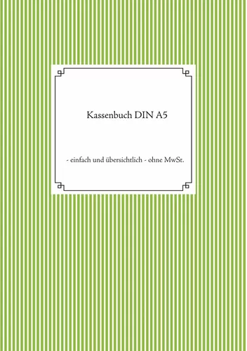 Kassenbuch DIN A5
