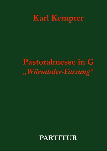 Kempter: Pastoralmesse in G