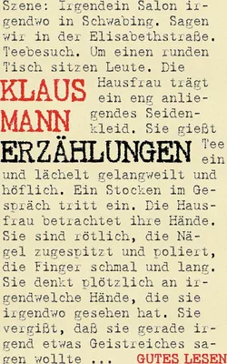 Klaus Mann - Erzählungen