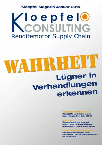 Kloepfel Magazin: Wahrheit – Wie man Lügner in Verhandlungen entlarvt