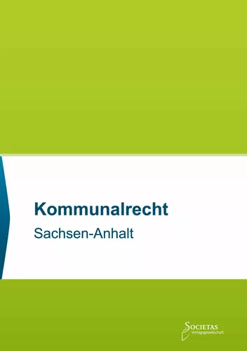 Kommunalrecht Sachsen-Anhalt