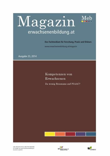 Kompetenzen von Erwachsenen. Zu wenig Resonanz auf PIAAC?