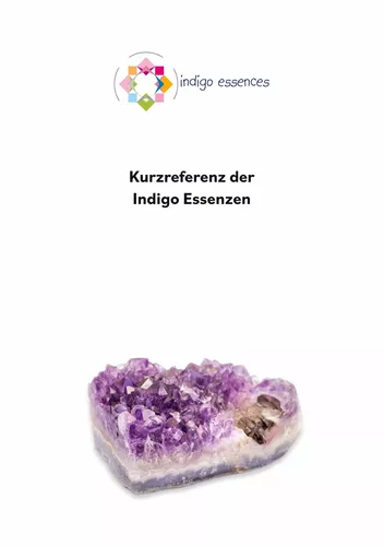 Kurzreferenz der Indigo Essenzen