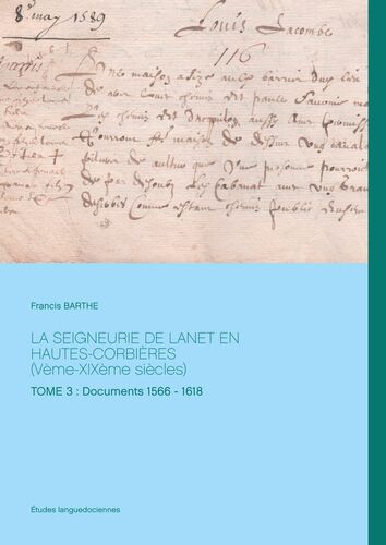 La Seigneurie de Lanet en Hautes-Corbières (Vème-XIXème siècles)