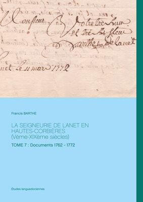 La seigneurie de Lanet en Hautes-Corbières (Vème-XIXème siècles)