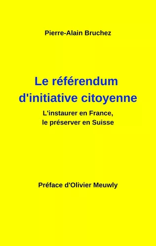 Le référendum d'initiative citoyenne