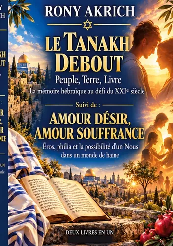 LE TANAKH DEBOUT Peuple, Terre, Livre. La mémoire hébraïque au défi du XXIe siècle  Suivi de :  AMOUR DÉSIR, AMOUR SOUFFRANCE Éros, philia et la possibilité d'un Nous dans un monde de haine