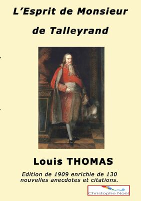 L'esprit de M. de Talleyrand