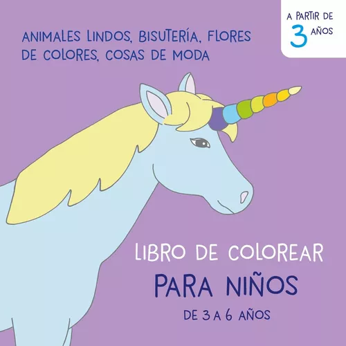 Libro de colorear para niños de 3 a 6 años