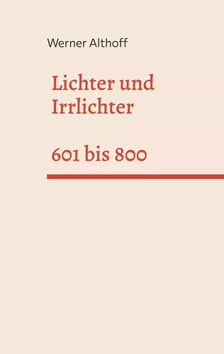 Lichter und Irrlichter
