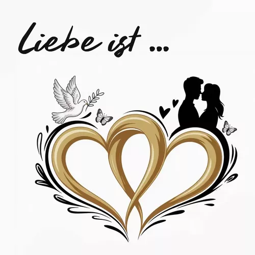 Liebe ist ... Originelles Gästebuch zur Hochzeit, Verlobung oder dem Jubiläum der Ehe oder Lebenspartnerschaft mit stilvollen Bildmotiven zur Inspiration zu den Aspekten von Liebe für kleine und große Feiern