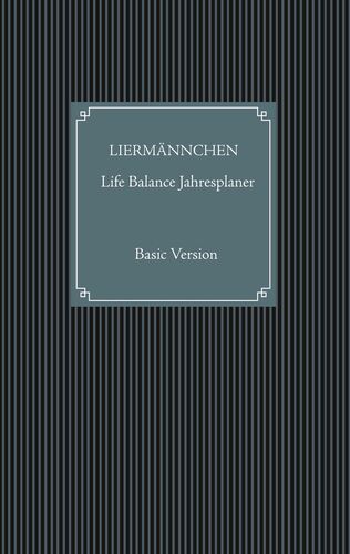 Liermännchen Life Balance Jahresplaner