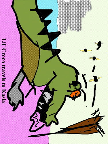 Lil' Croco travels to Kasia