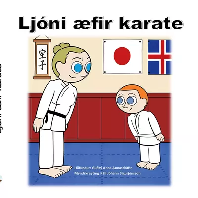 Ljóni æfir karate