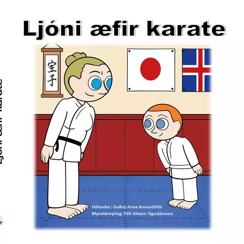 Ljóni æfir karate