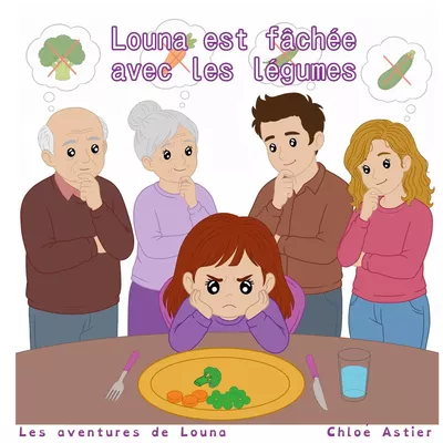 Louna est fâchée avec les légumes
