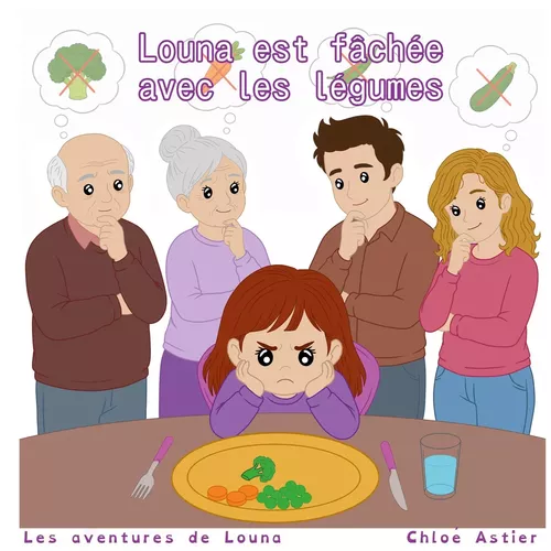Louna est fâchée avec les légumes