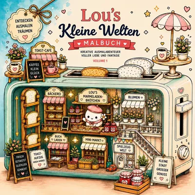 Lou's Kleine Welten Malbuch