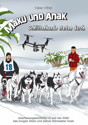 Maku und Anak Schlittenhunde starten durch