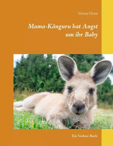 Mama-Känguru hat Angst um ihr Baby