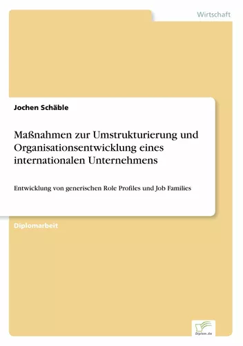 Maßnahmen zur Umstrukturierung und Organisationsentwicklung eines internationalen Unternehmens