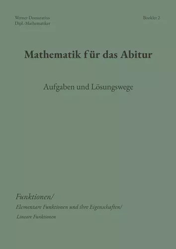 Mathematik für das Abitur