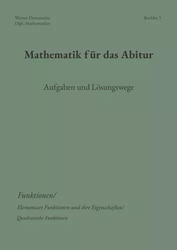 Mathematik für das Abitur