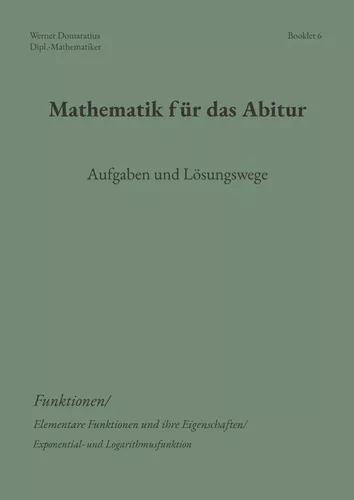 Mathematik für das Abitur