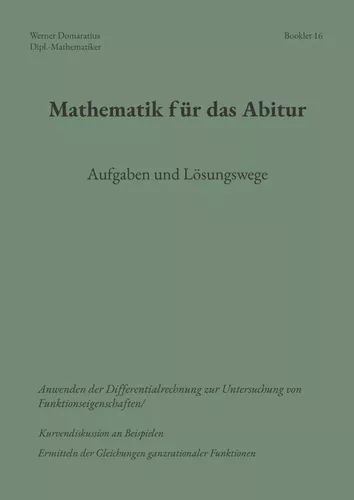 Mathematik für das Abitur