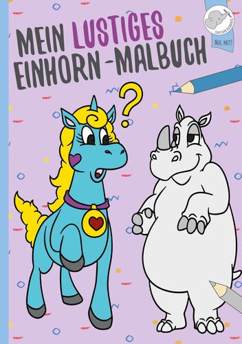 Mein lustiges Einhorn - Malbuch
