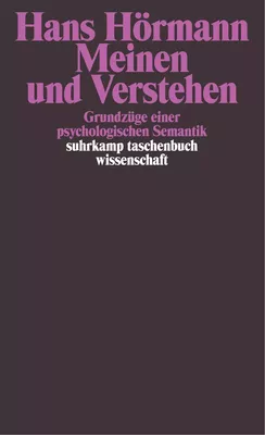 Meinen und Verstehen