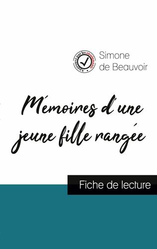 Fiche De Lecture Mémoires Dune Jeune Fille Rangée Analyse - 
