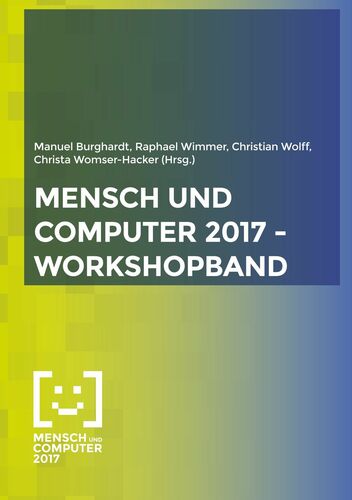 Mensch und Computer 2017 - Workshopband