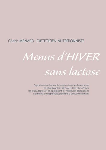 Menus d'hiver sans lactose