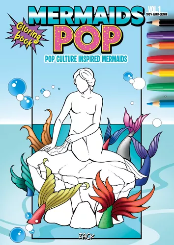 Mermaids Coloring Book