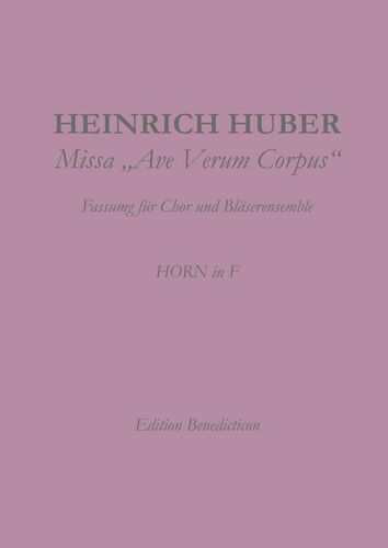 Missa Ave Verum Corpus. Horn