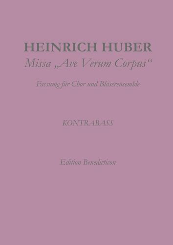 Missa Ave Verum Corpus. Kontrabass