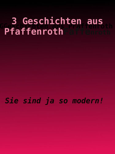 Modernes Dorfleben früher